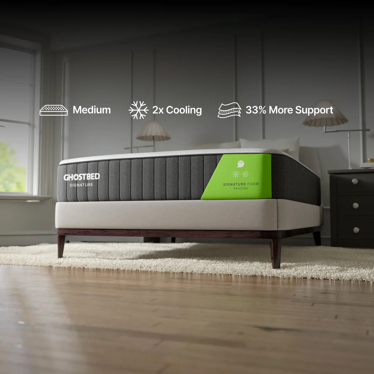 GhostBed 12" Foam Mattress