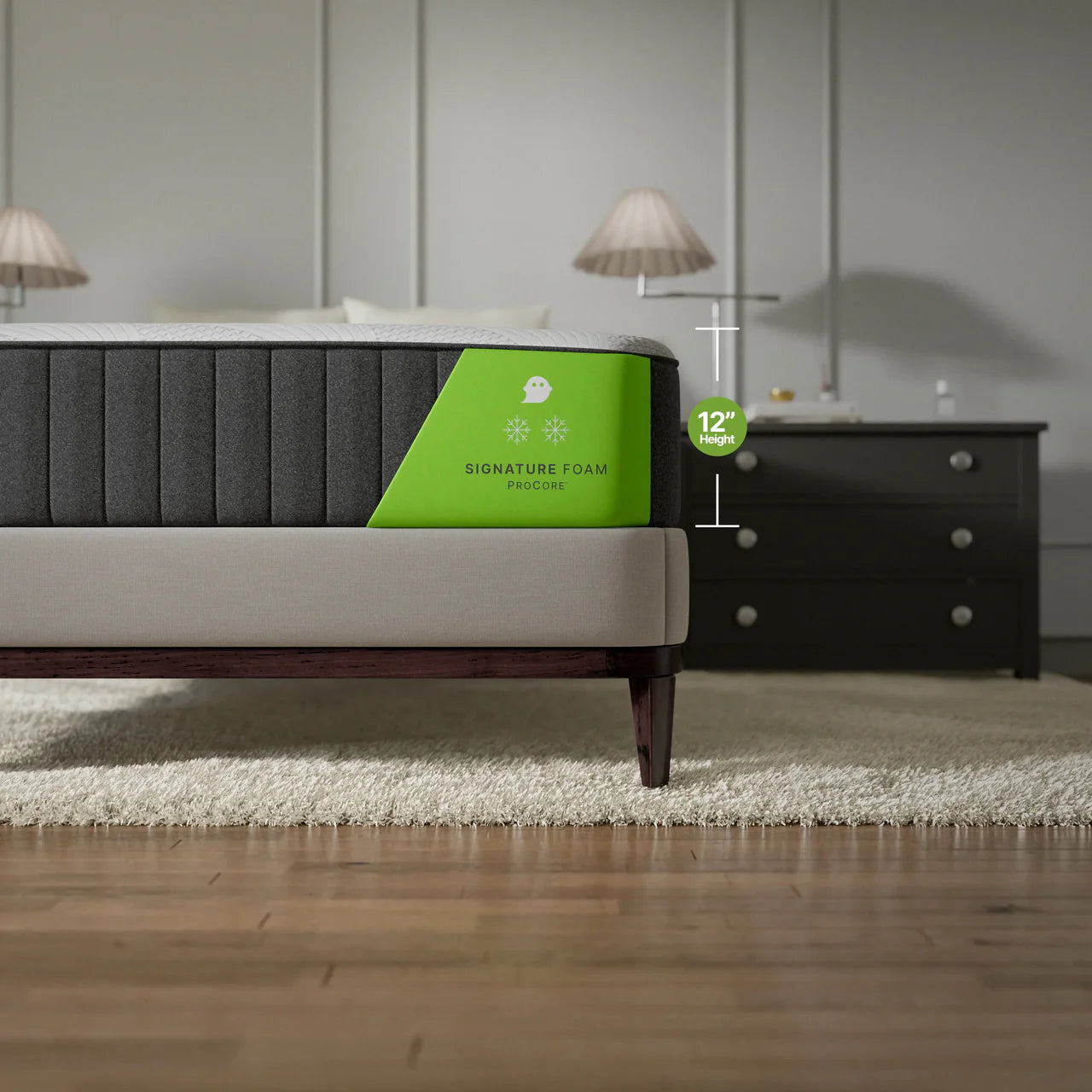 GhostBed 12" Foam Mattress